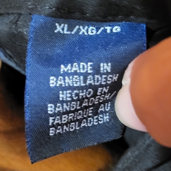 Wrangler Mens Pearl Snap Black Button Down Western Shirt Size XL - Picture 5 of 6